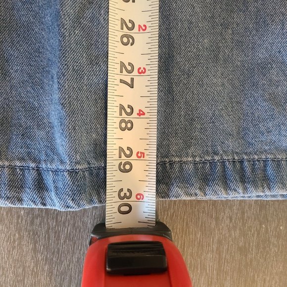 Bershka Denim Frill Dress Womens XS Long Sleeve Ruffle - Picture 10 of 10